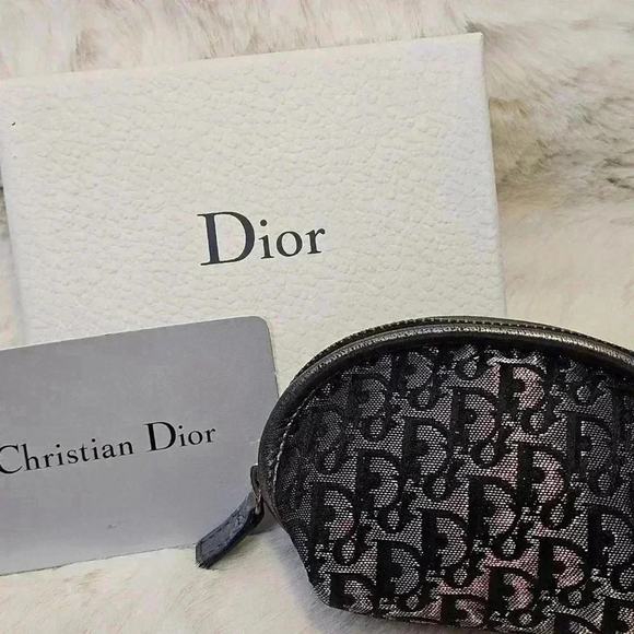 Dior Oblique Jacquard Petite Pouch - Picture 4 of 10